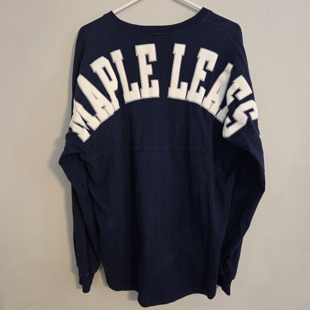 Toronto Maple Leafs Spirit Jersey Fanatics‎ Puff Print Lace Up Size Small NHL